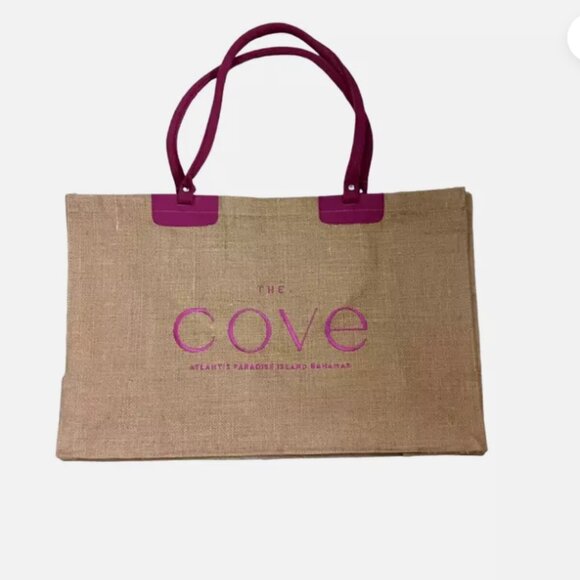 Cove Atlantis Beach Tote Large Beach Bag With Interior Pocket 14 Tall x 21" wide - Picture 2 of 10